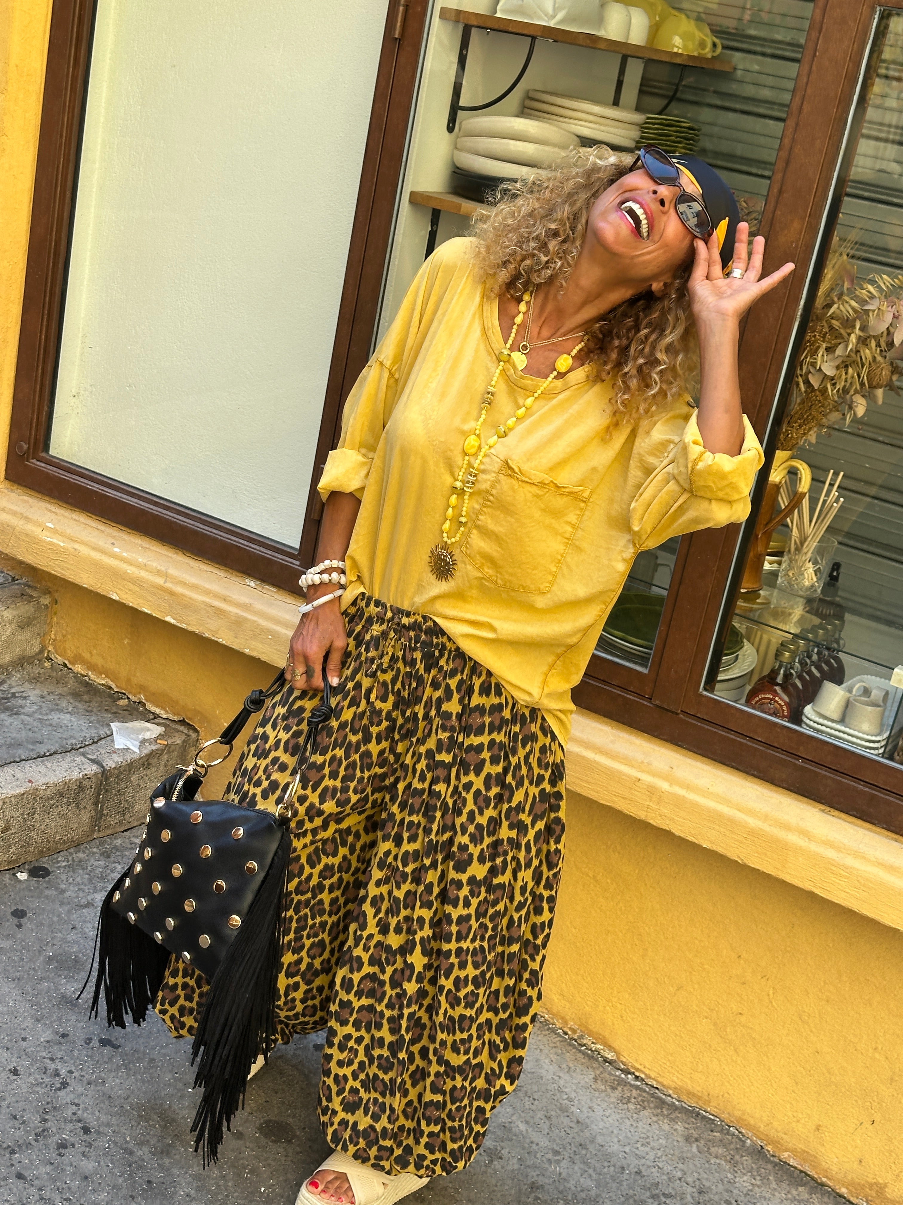 Blouse moutarde VICTOR