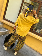 Pantalon moutarde LEOPARD