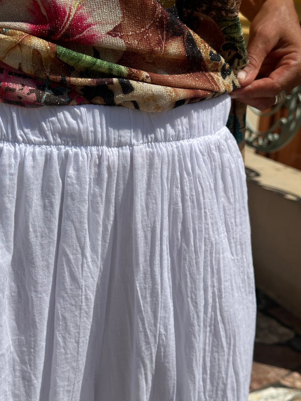 Pantalon blanc CAMILLA