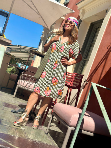 Robe kaki ELOISE