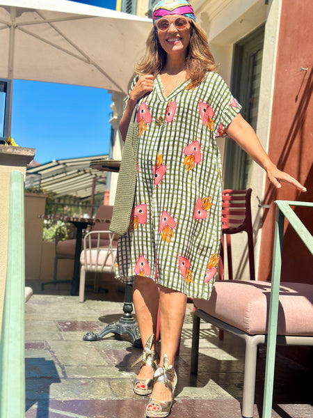 Robe kaki ELOISE