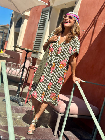 Robe kaki ELOISE