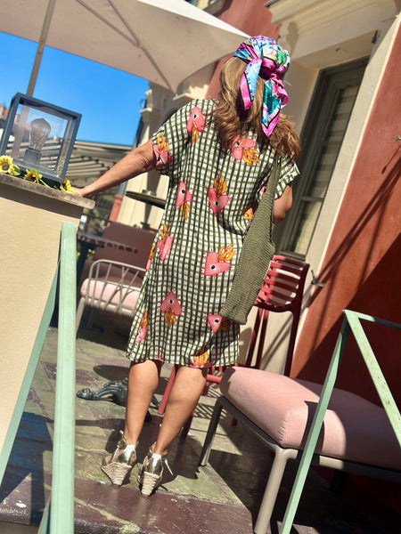 Robe kaki ELOISE