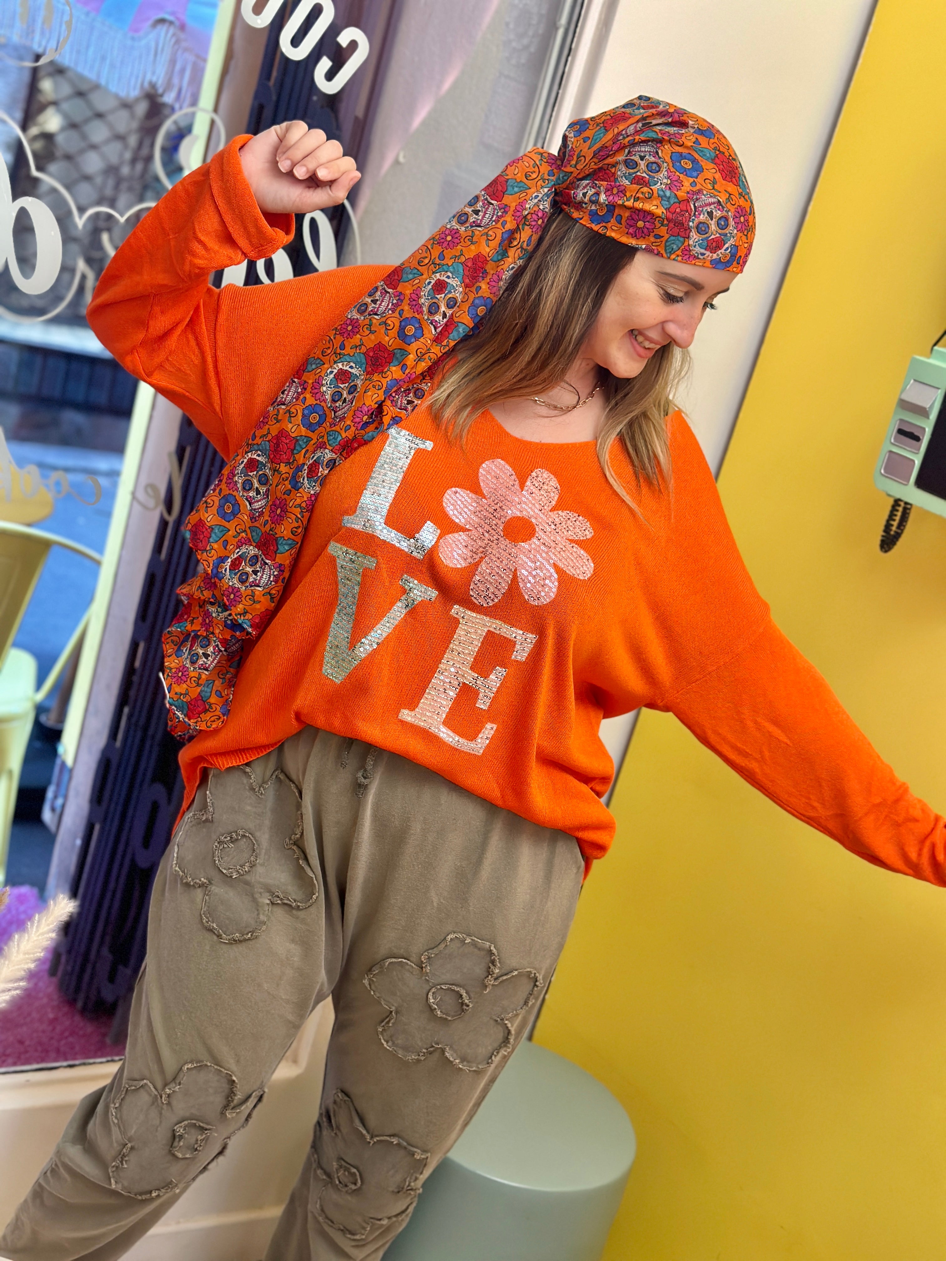 Foulard orange JANA
