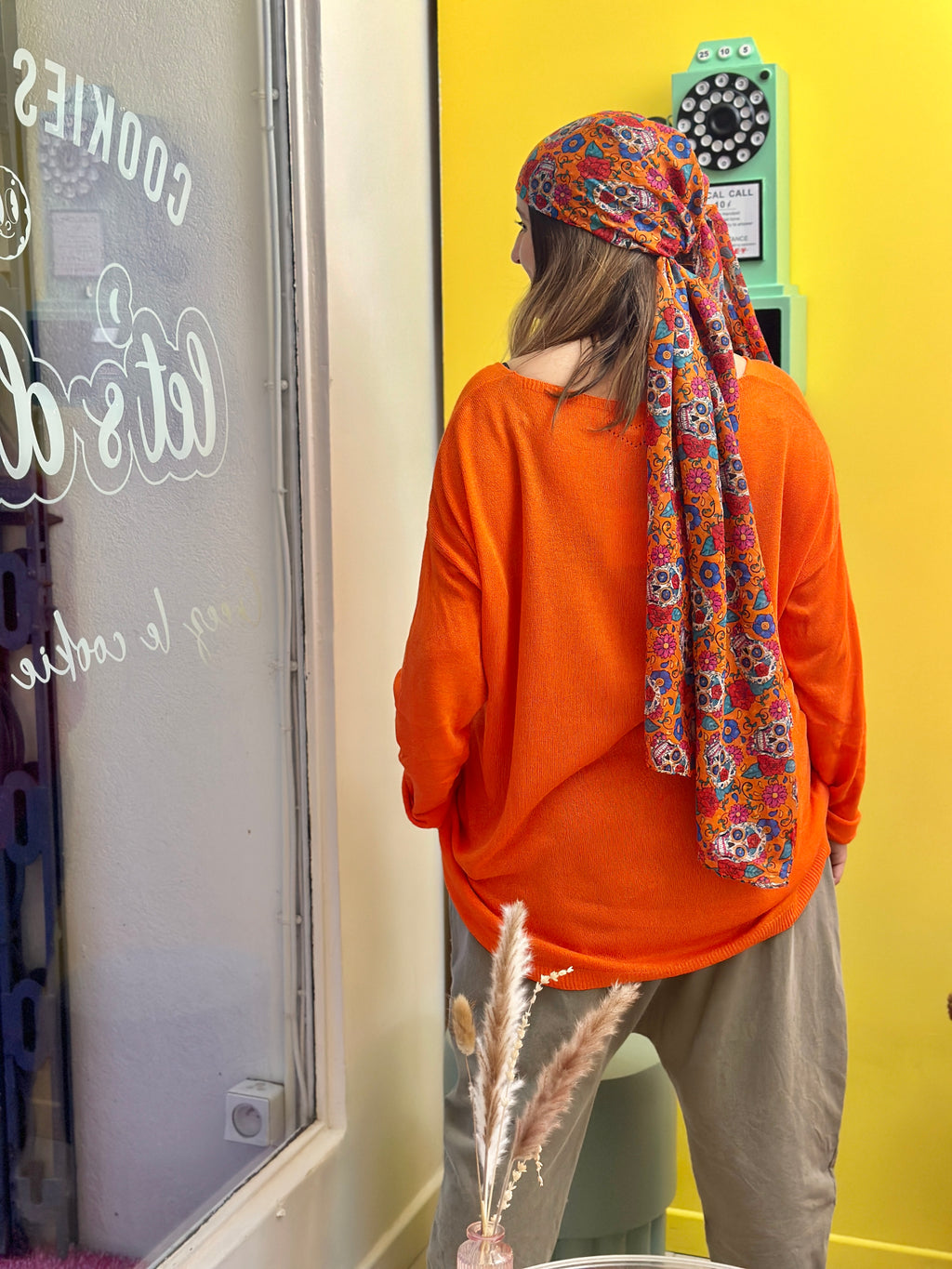 Foulard orange JANA