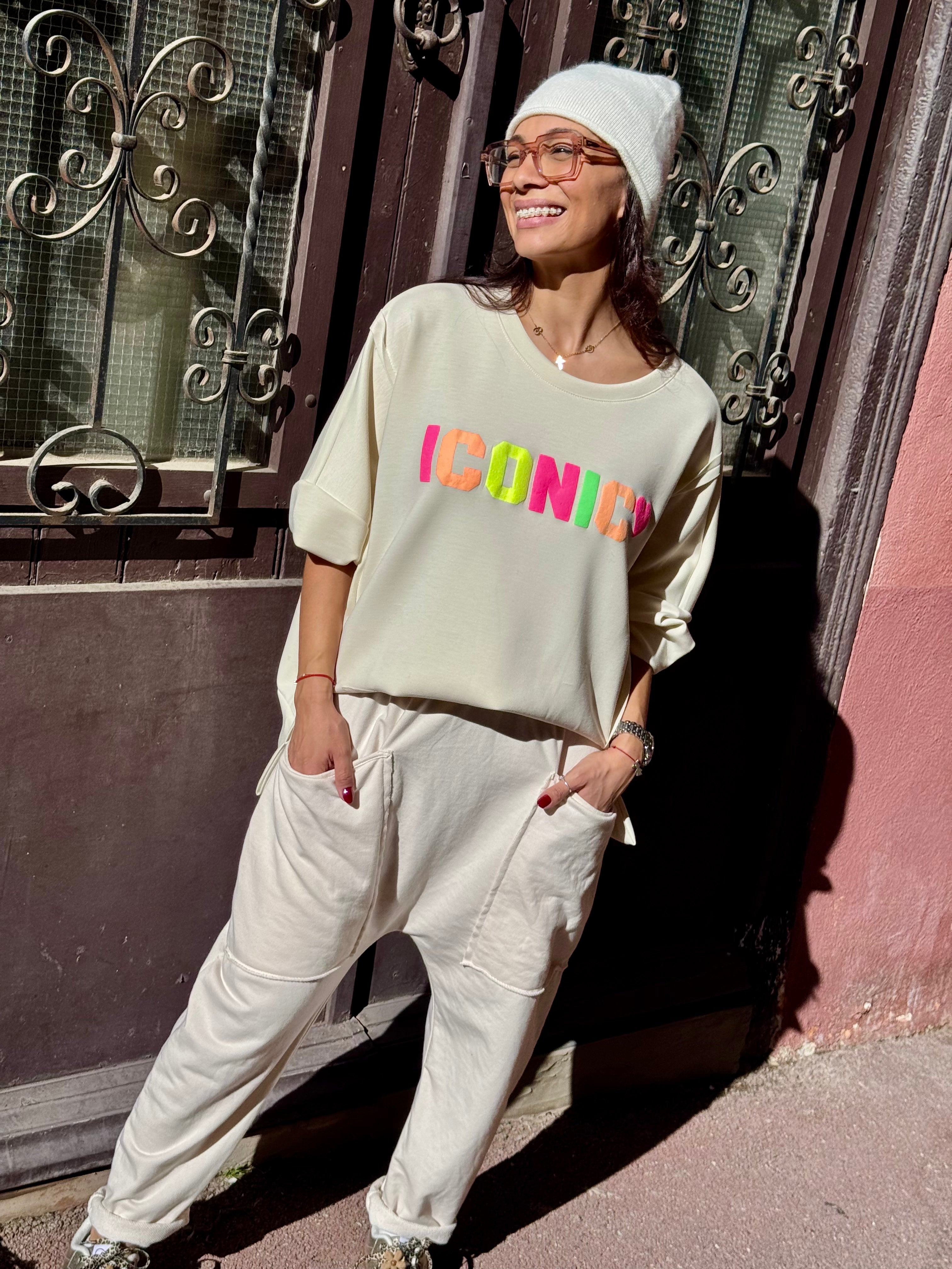 Sweat écru ICONIC