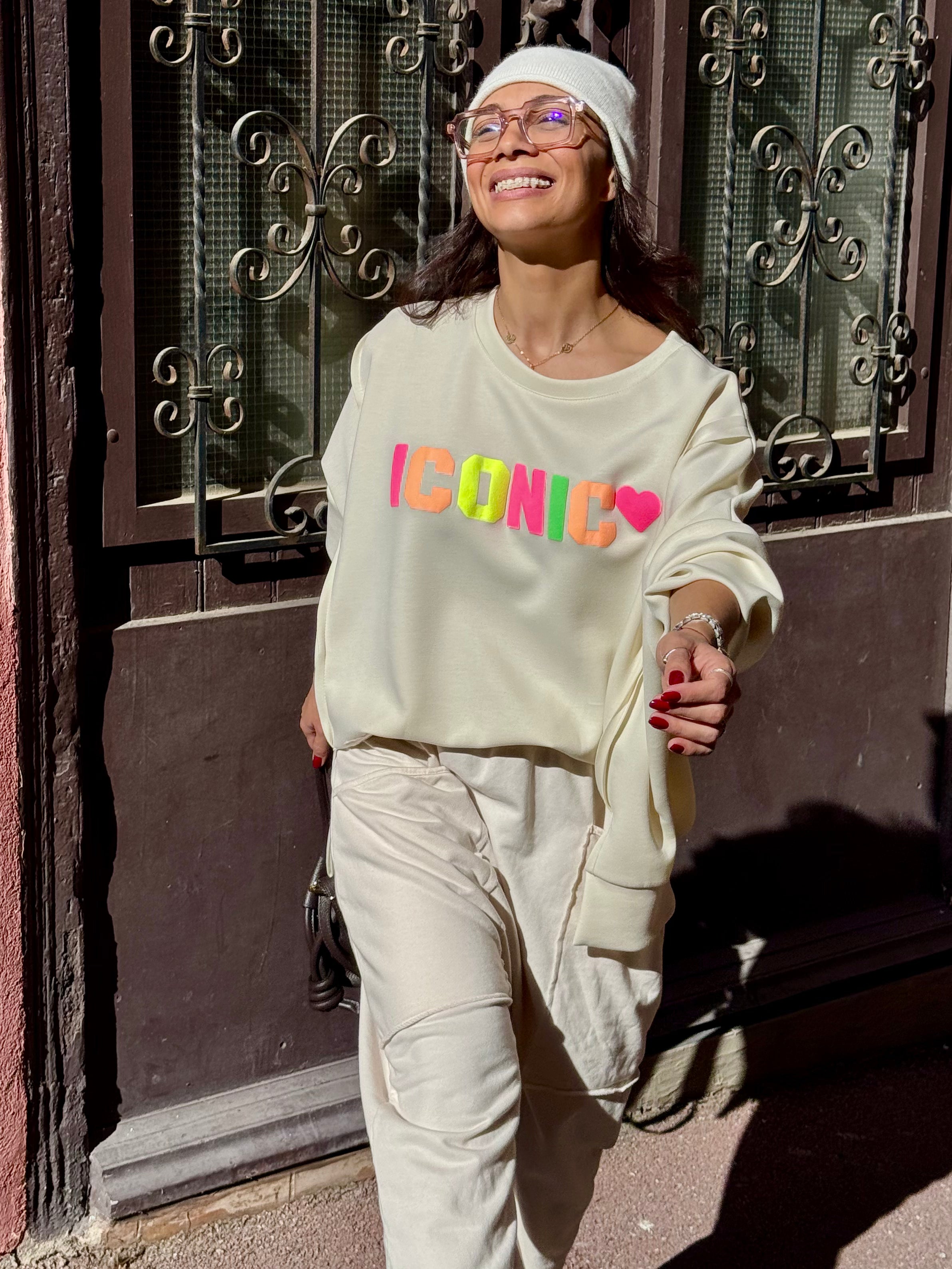 Sweat écru ICONIC
