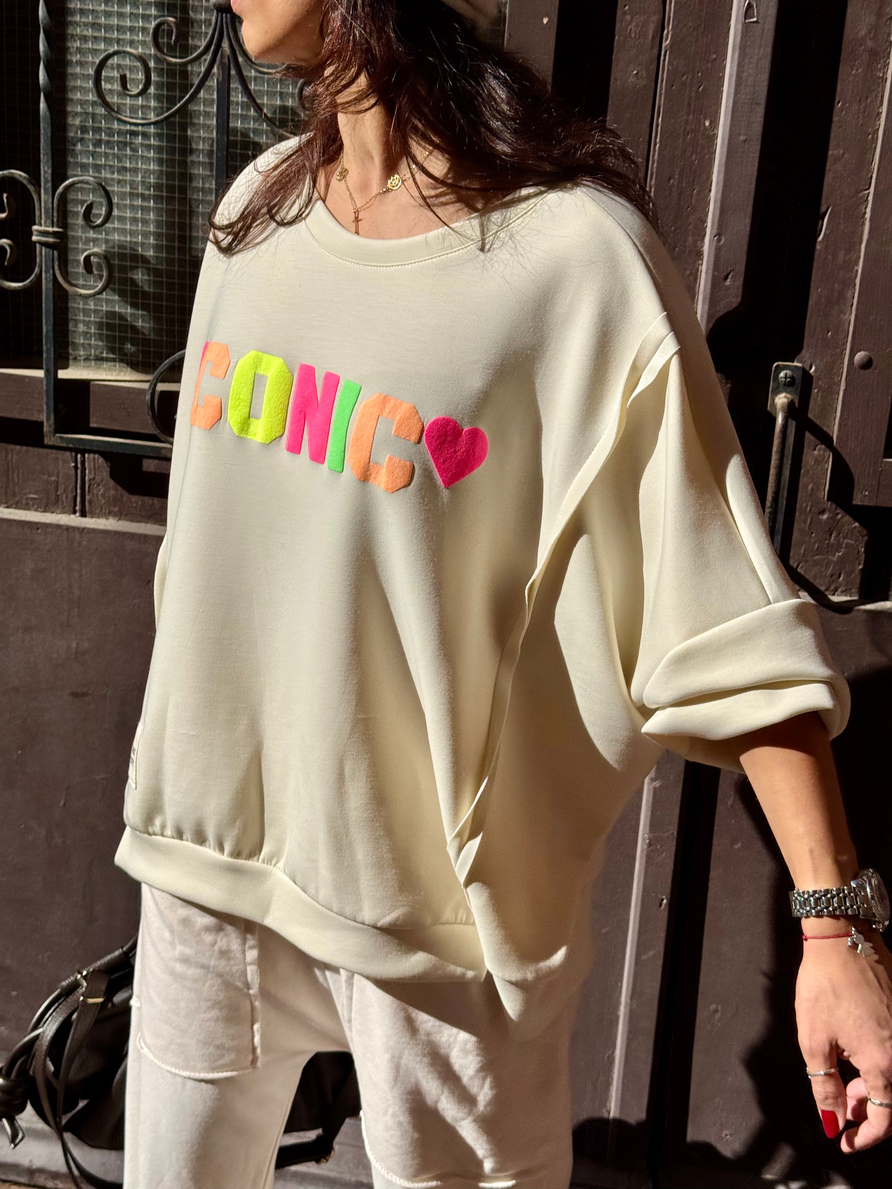 Sweat écru ICONIC