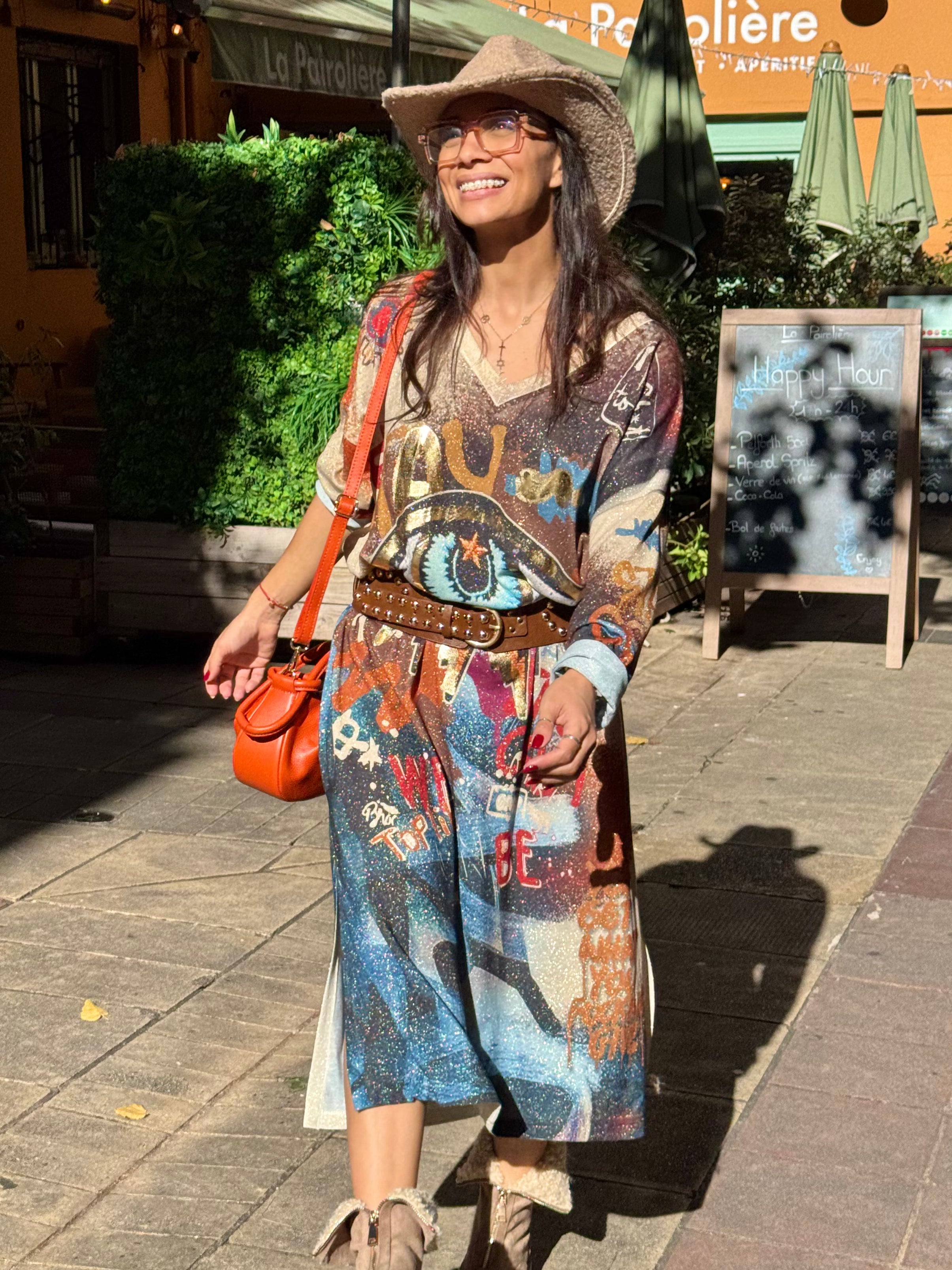 Robe lurex OEIL