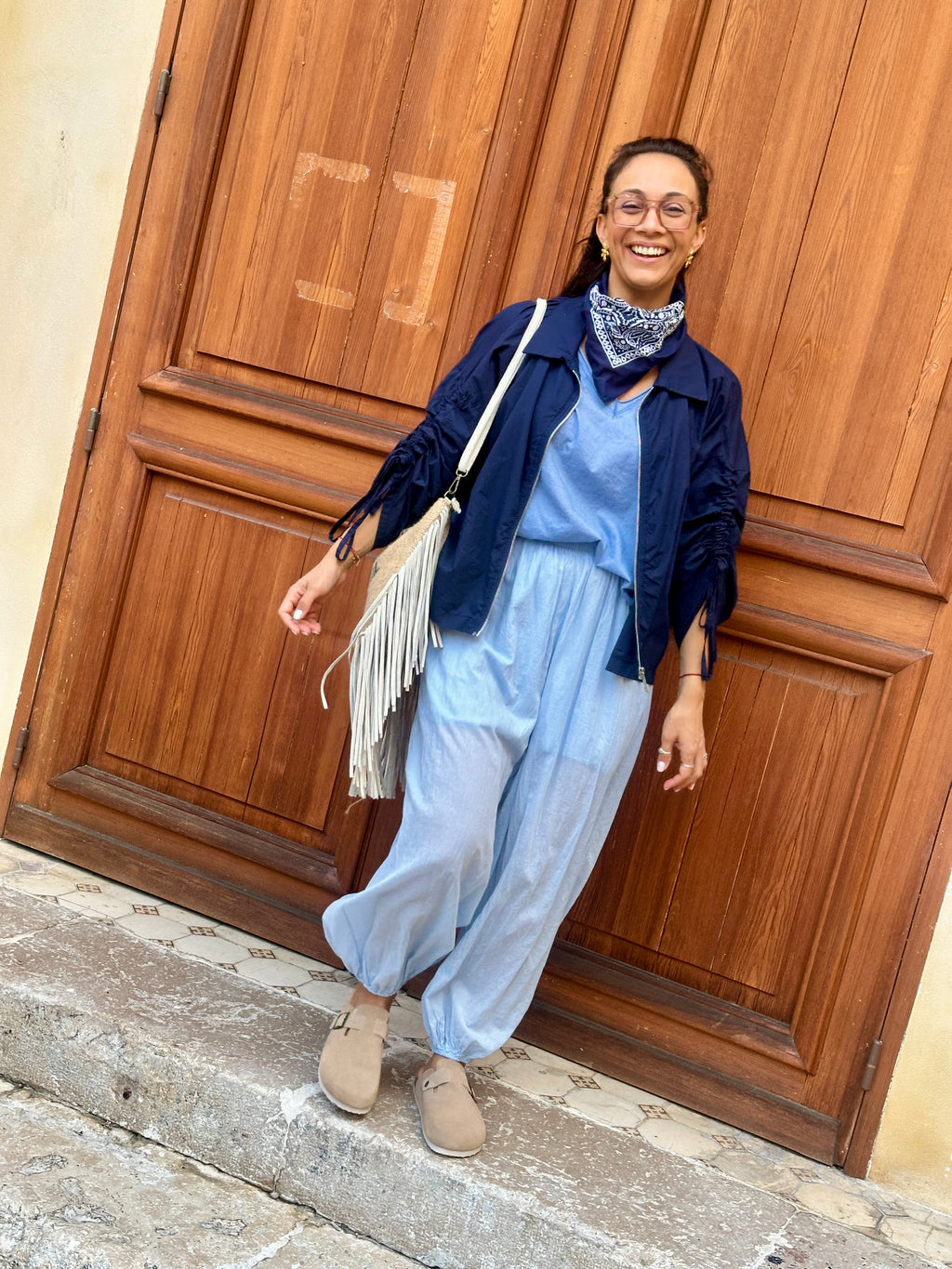 Veste bleu marine ELEONORE