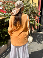 Blouse brique TALYS