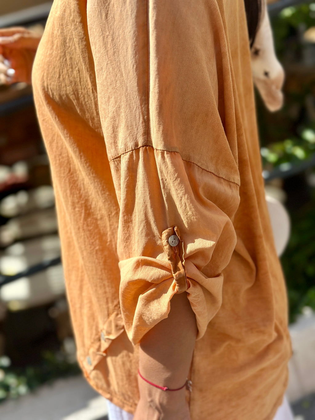 Blouse brique TALYS