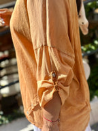 Blouse brique TALYS