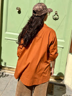 Chemise brique EVANA