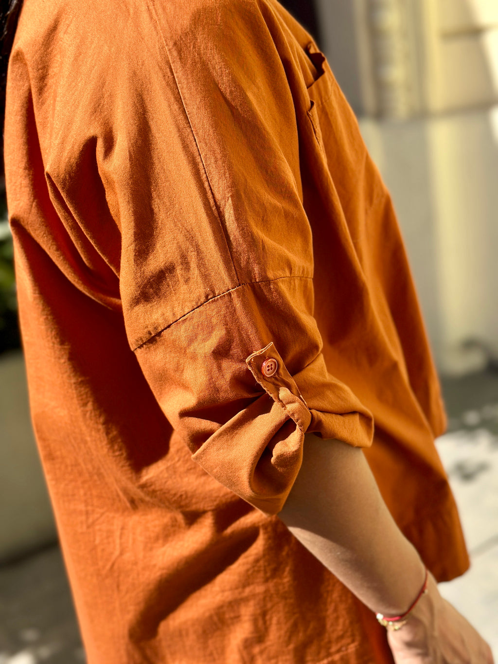 Chemise brique EVANA