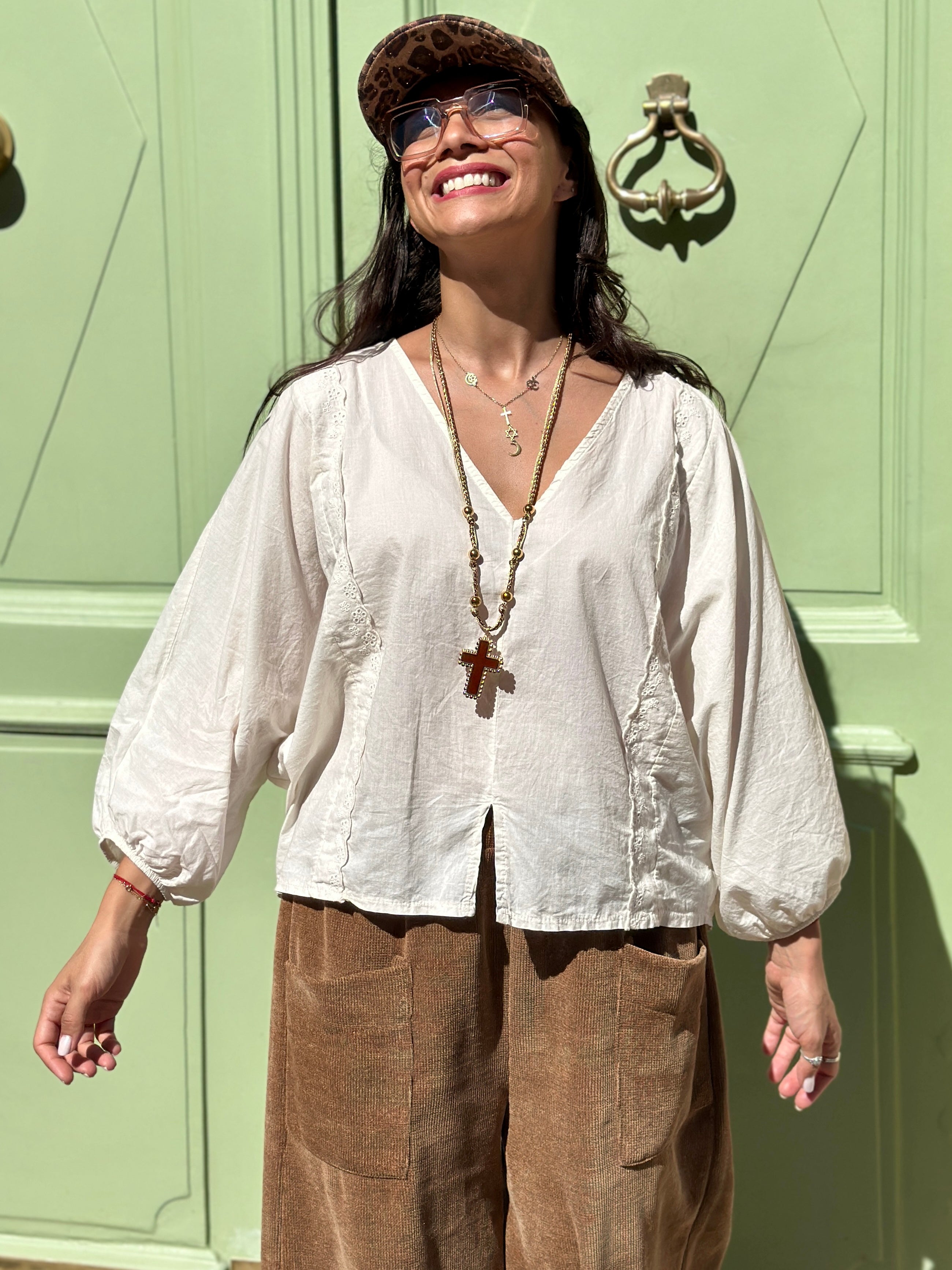 Blouse écrue MIA