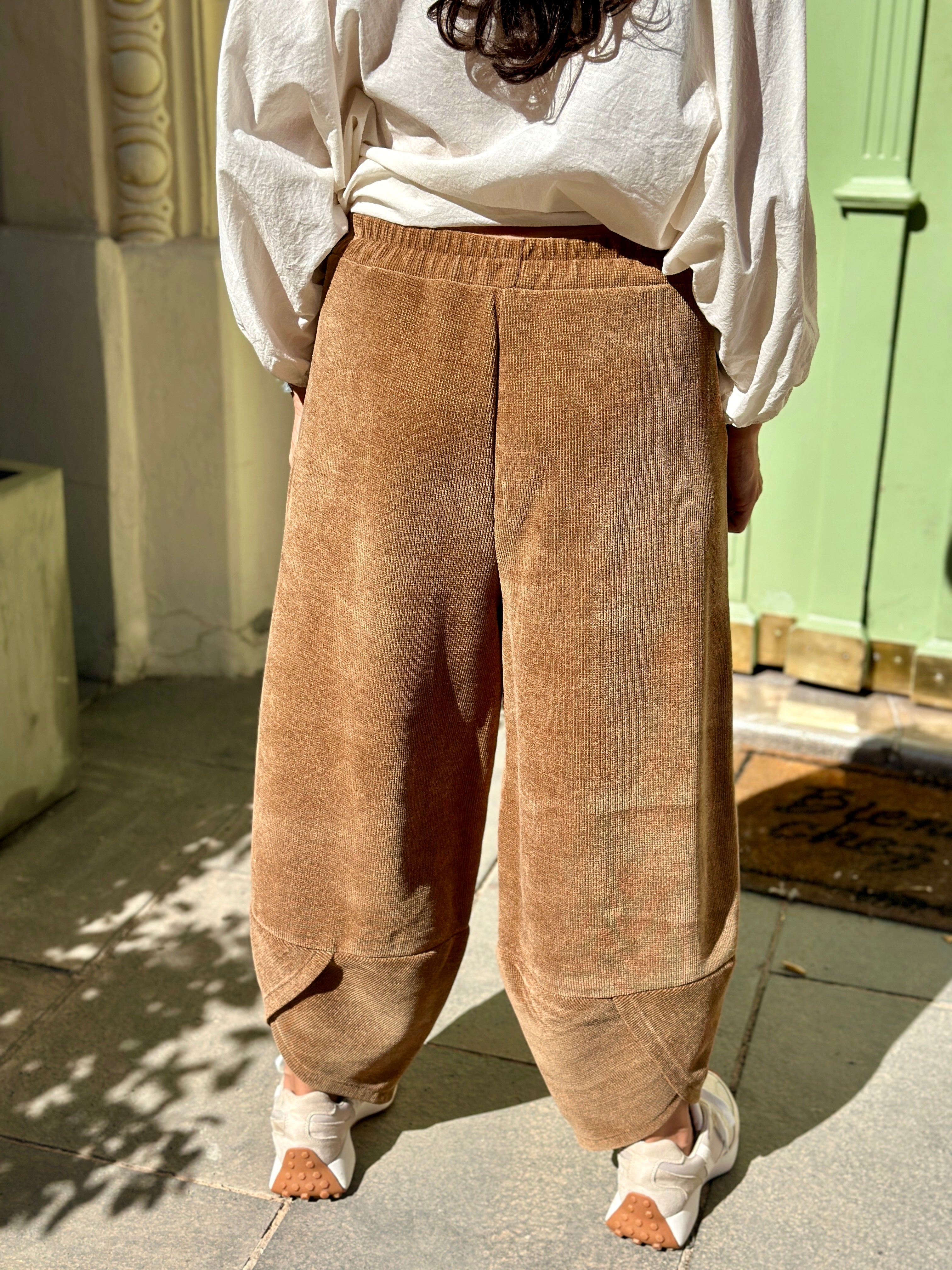 Pantalon velours camel NINO