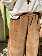 Pantalon velours camel NINO