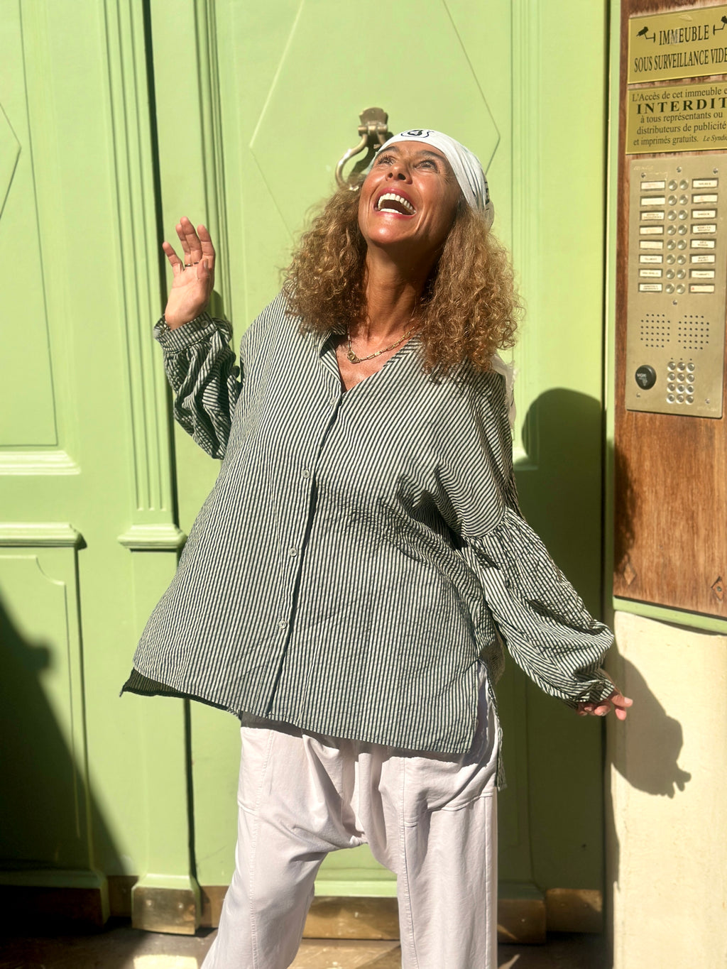 Chemise verte MEG