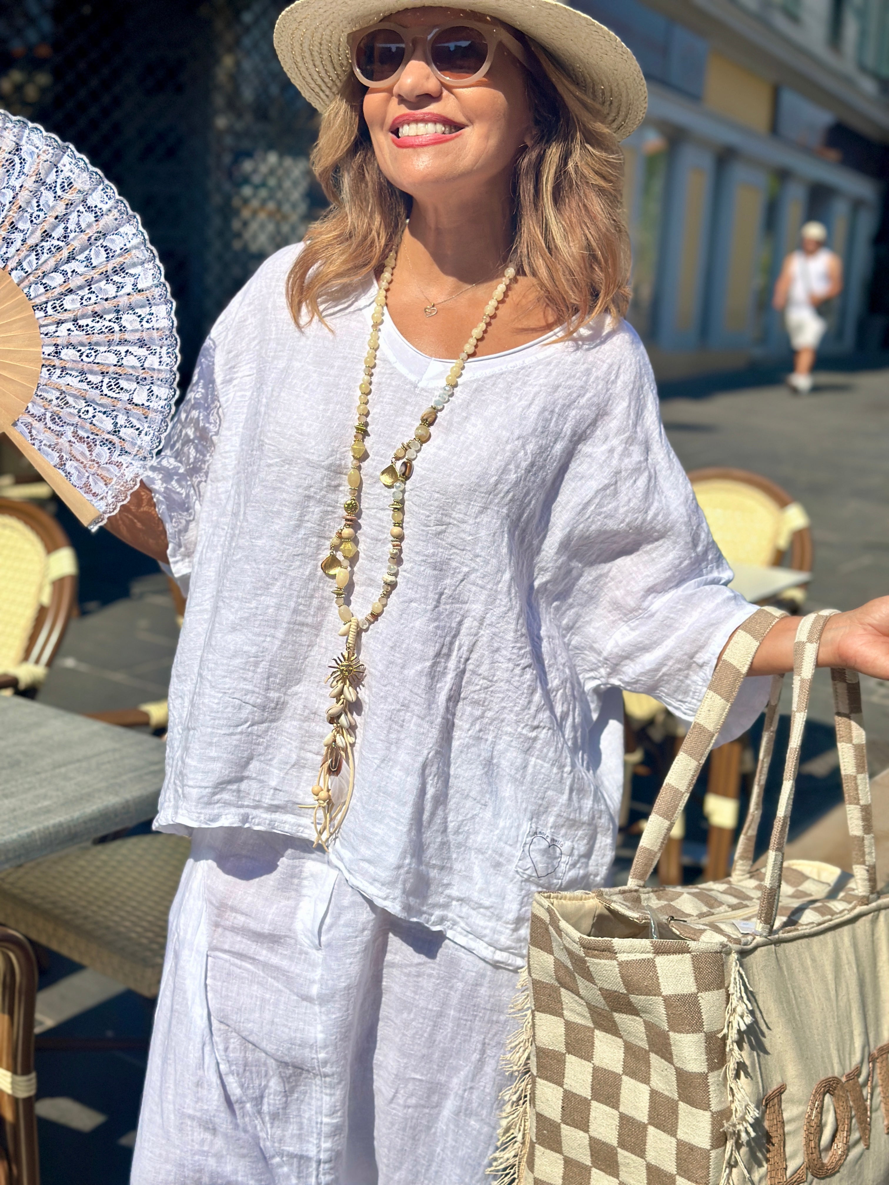T-shirt blanc LINO