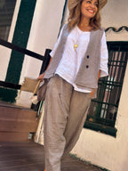 Sarouel taupe LIVY