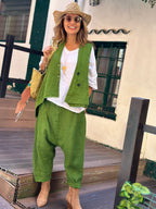 Sarouel vert olive LIVY