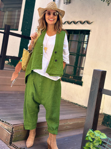 Sarouel vert olive LIVY