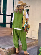 Sarouel vert olive LIVY