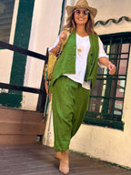 Sarouel vert olive LIVY