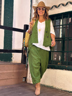 Sarouel vert olive LIVY