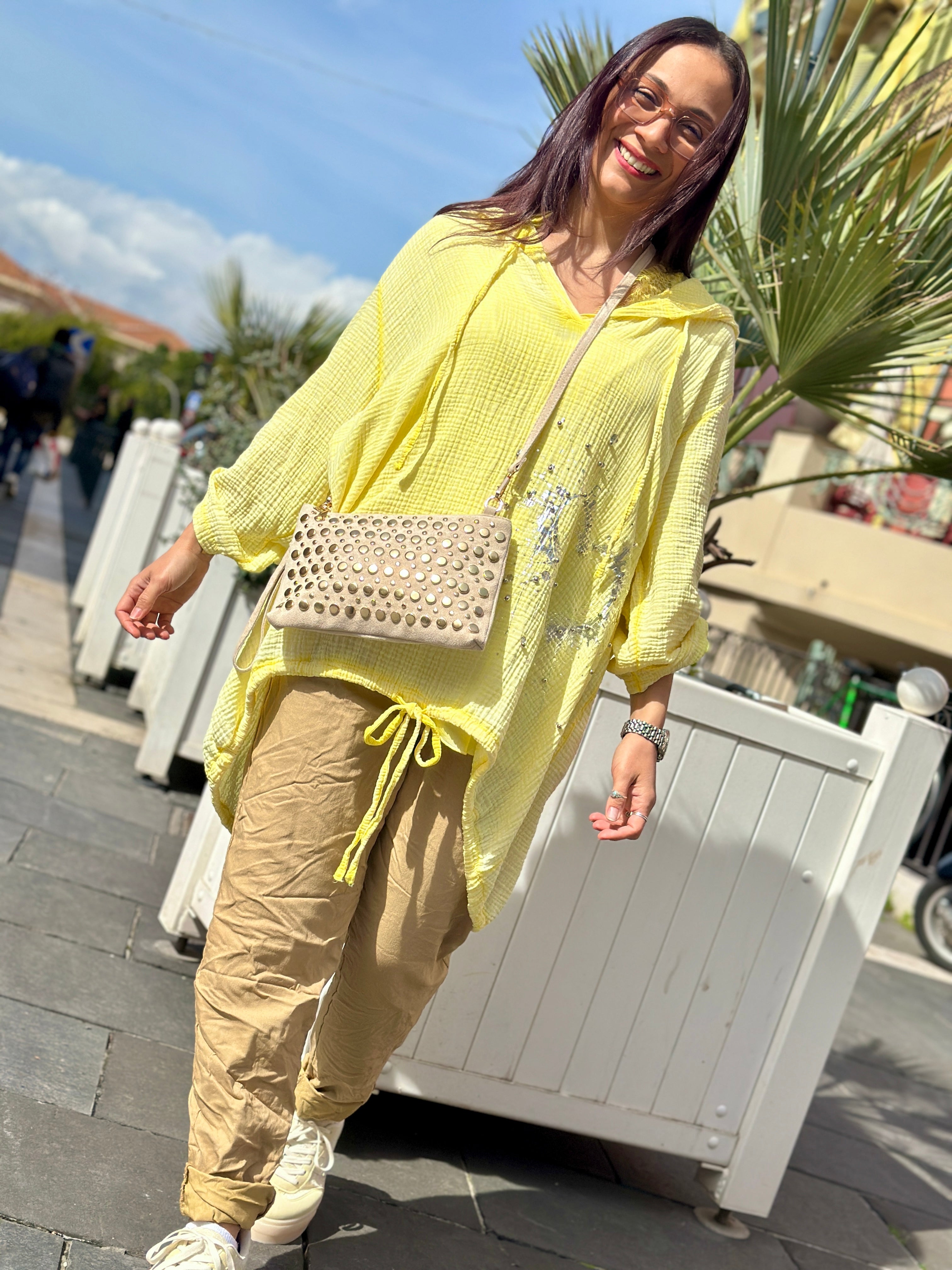 Pantalon camel SANAEL