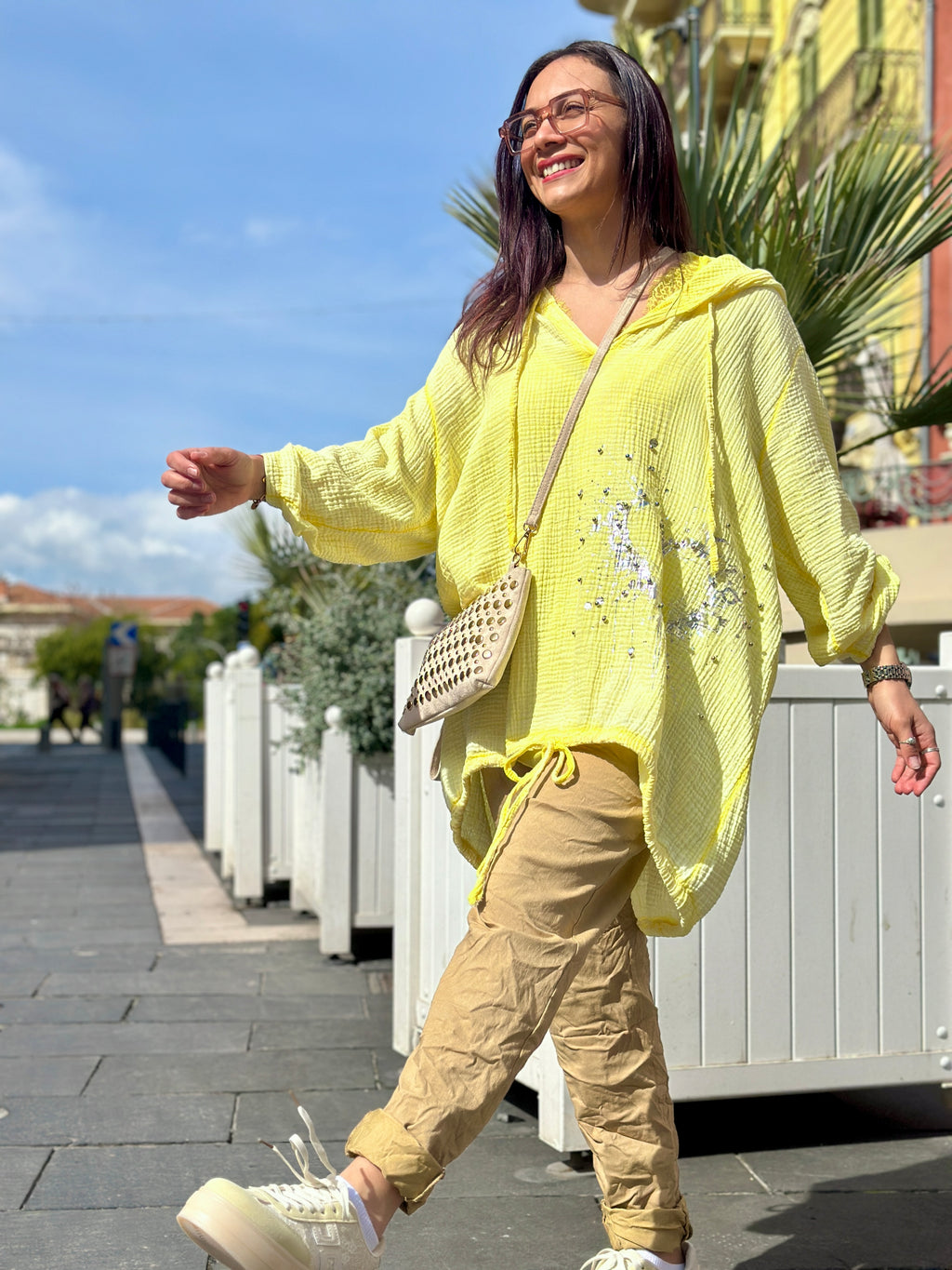 Blouse jaune GAZ