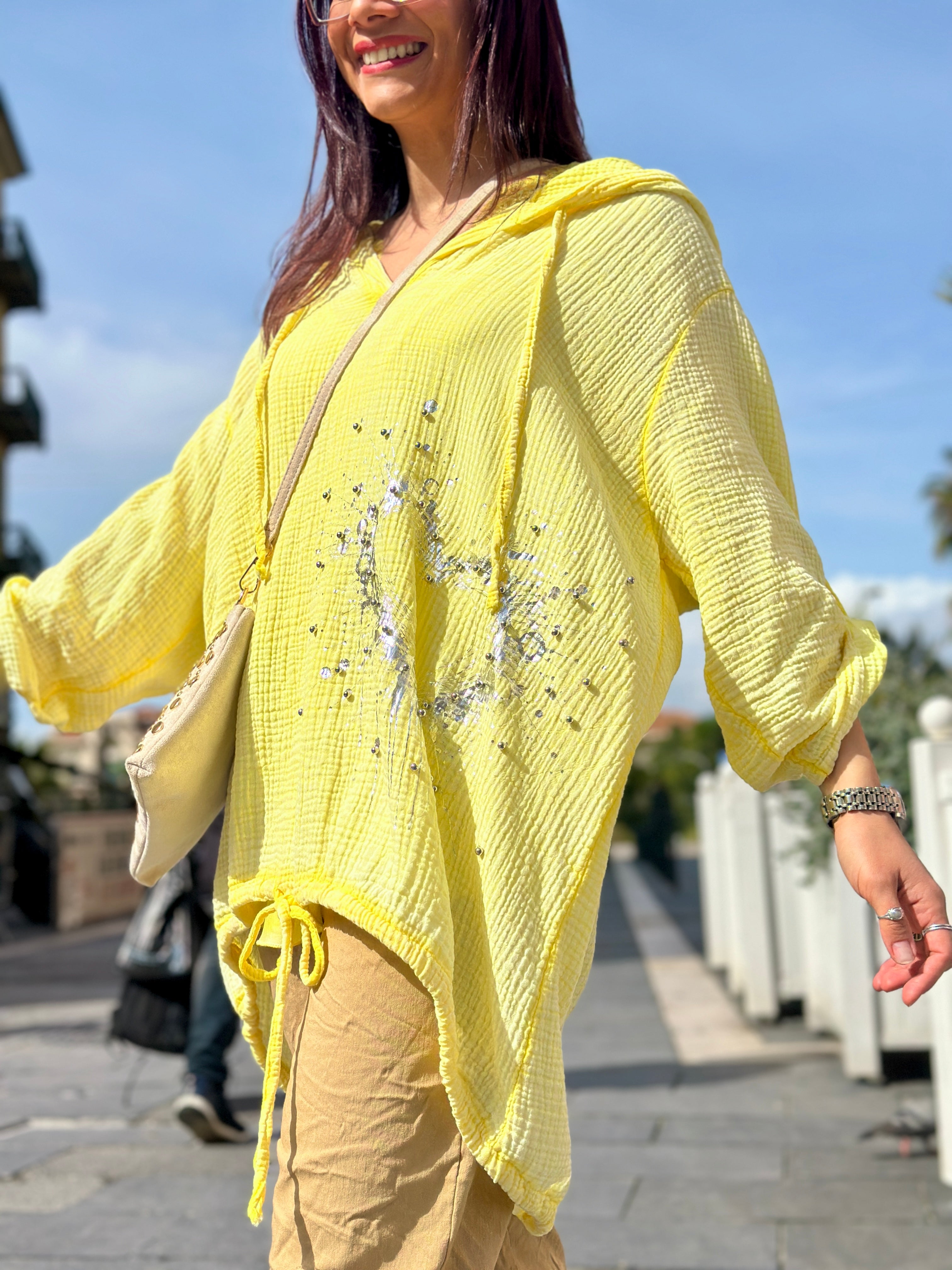 Blouse jaune GAZ