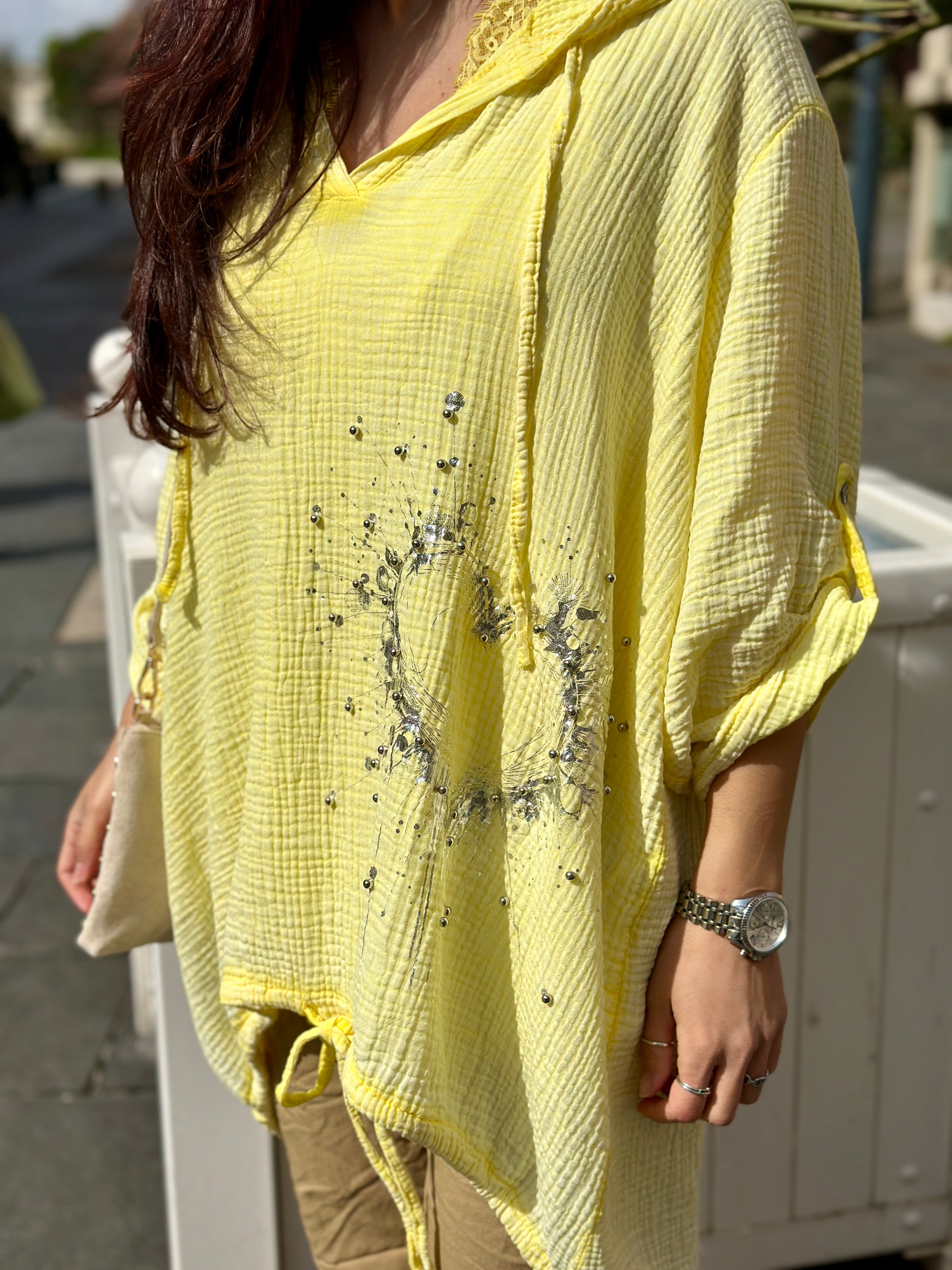 Blouse jaune GAZ