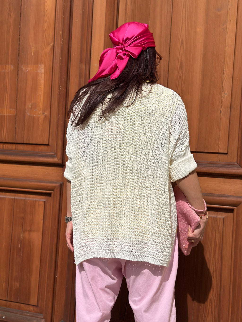 Pull écru SELF