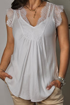 Top blanc LAURINE