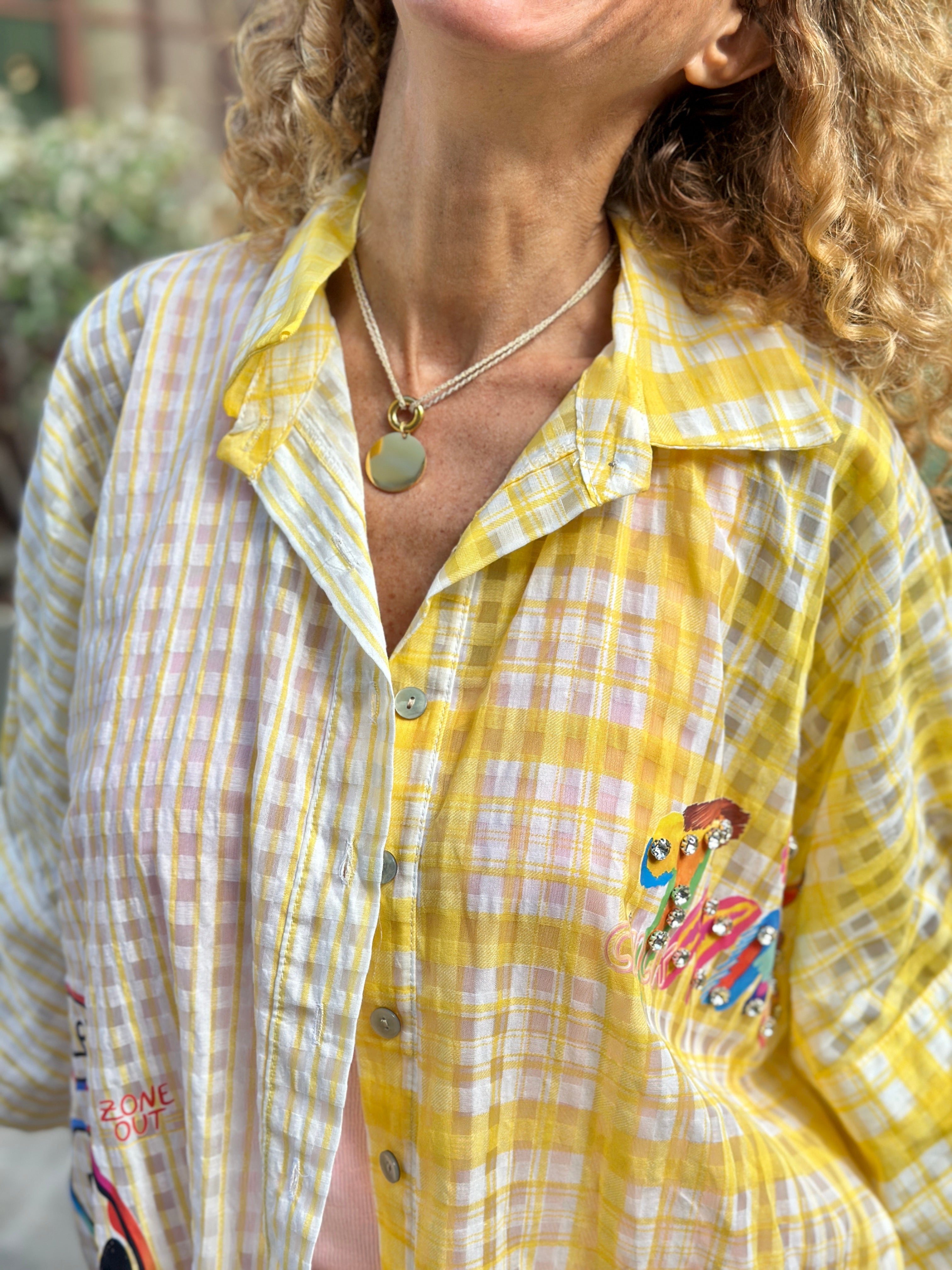 Chemise jaune SMILE SNOOPY