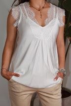 Top blanc LAURINE
