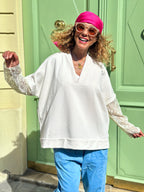 Sweat écru ESTRELLA