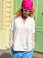 Sweat écru ESTRELLA