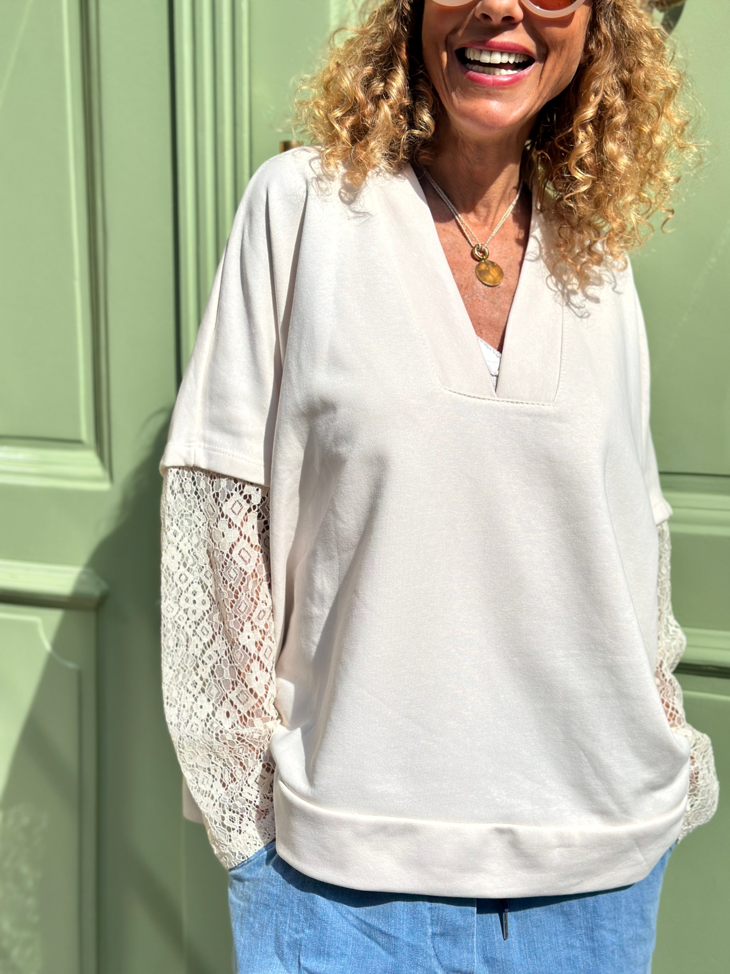 Sweat écru ESTRELLA