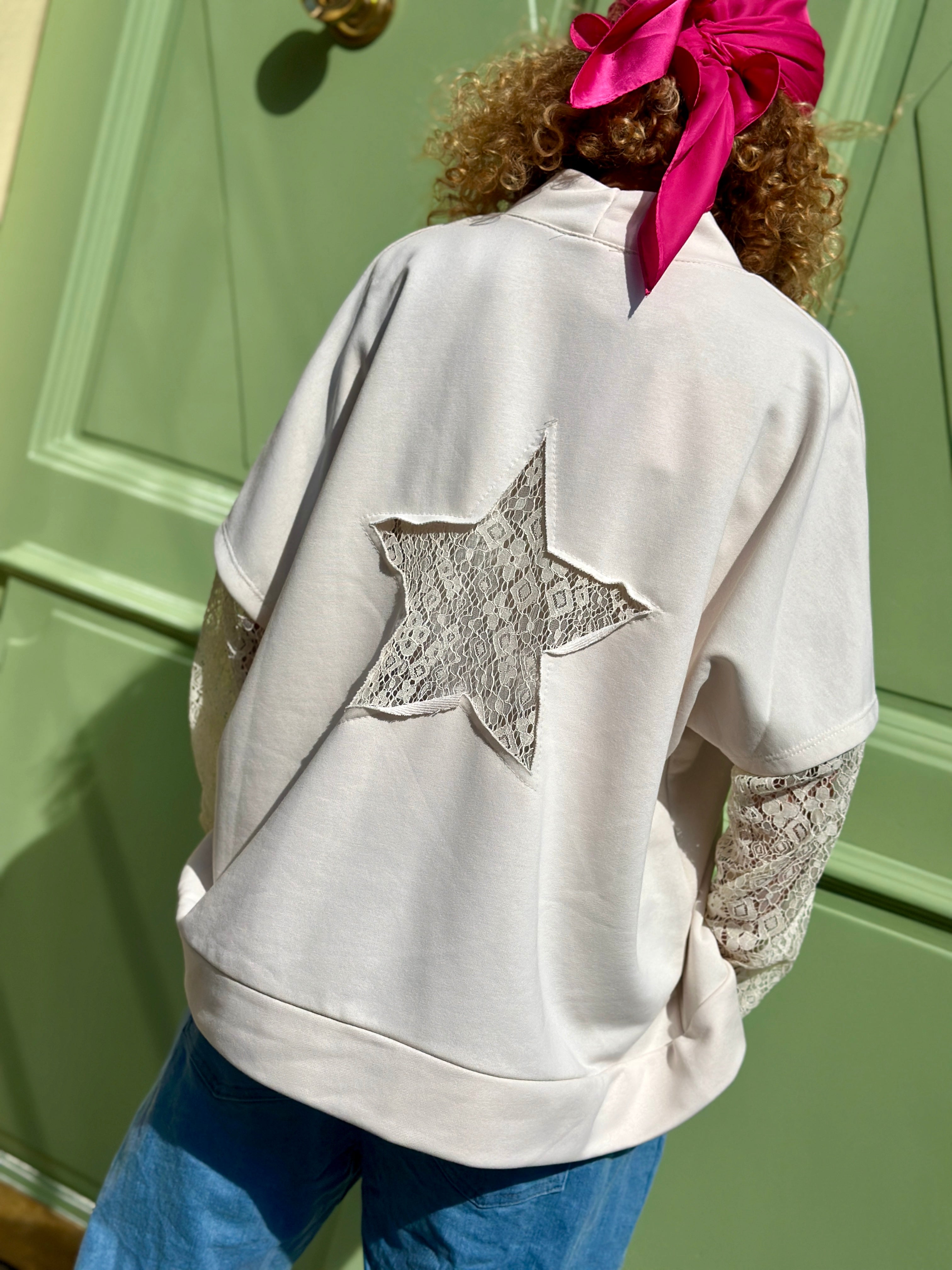 Sweat écru ESTRELLA