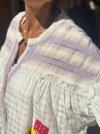 Chemise mauve SNOOPY