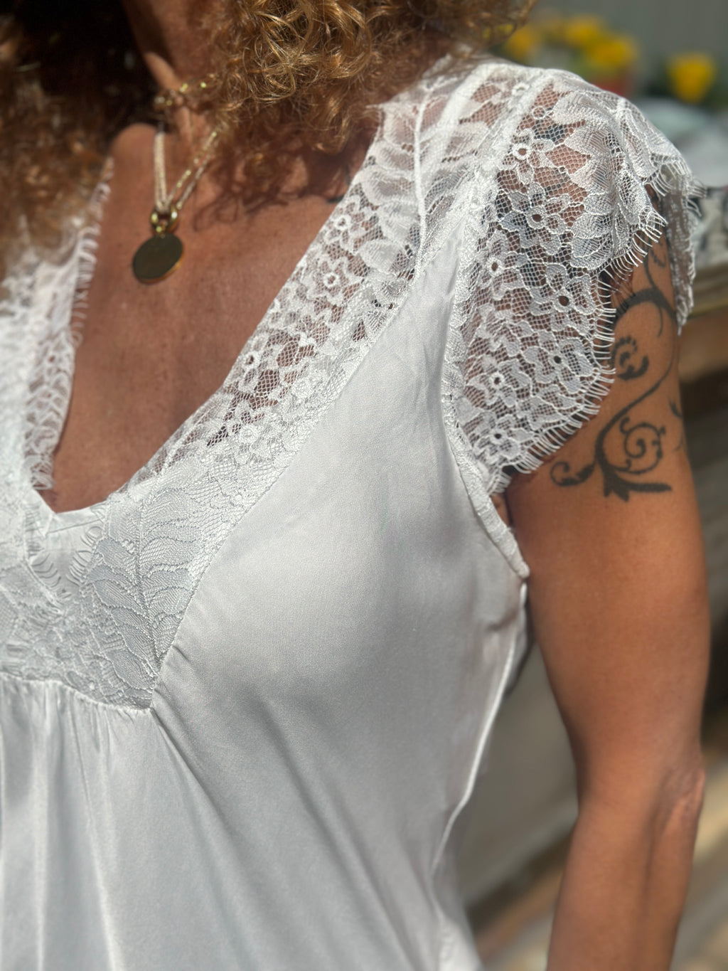 Top blanc LAURINE