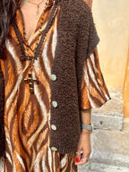 Collier marron LAYA