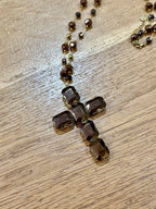 Collier marron LAYA