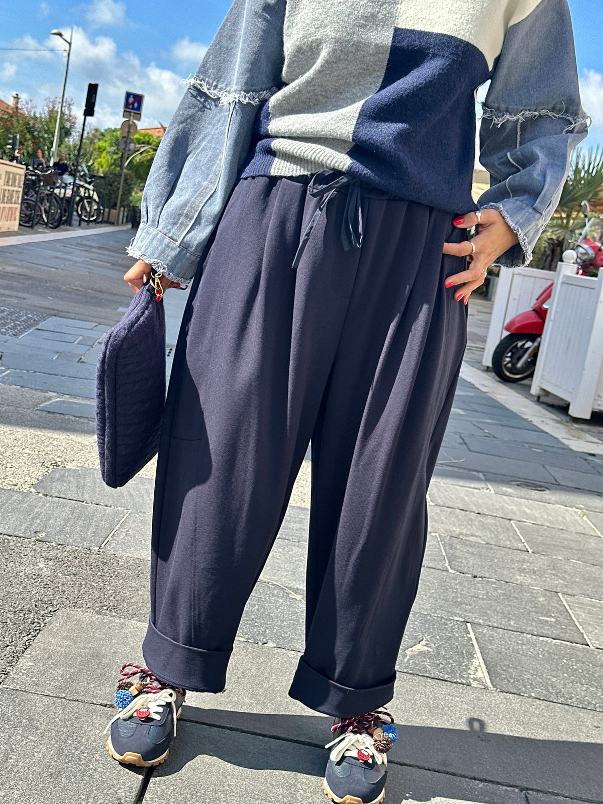 Pantalon bleu marine GALA