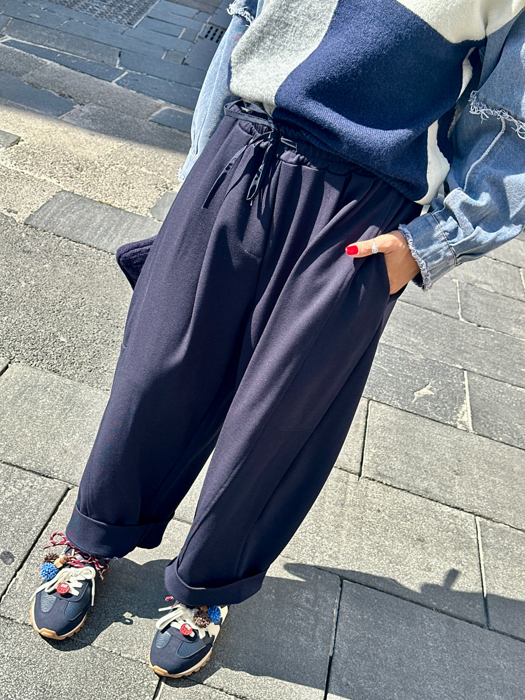 Pantalon bleu marine GALA