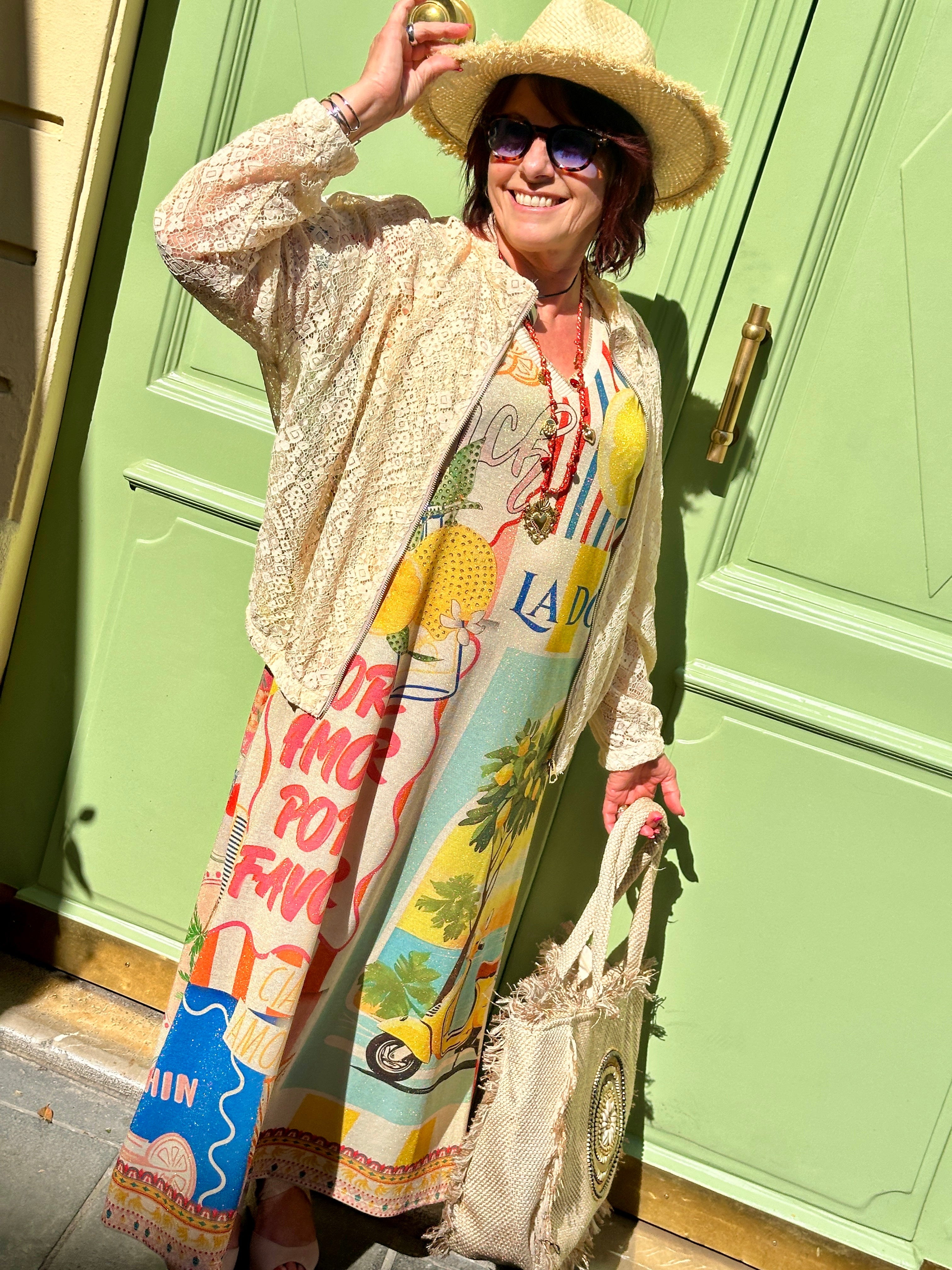 Veste écrue DENTELLE