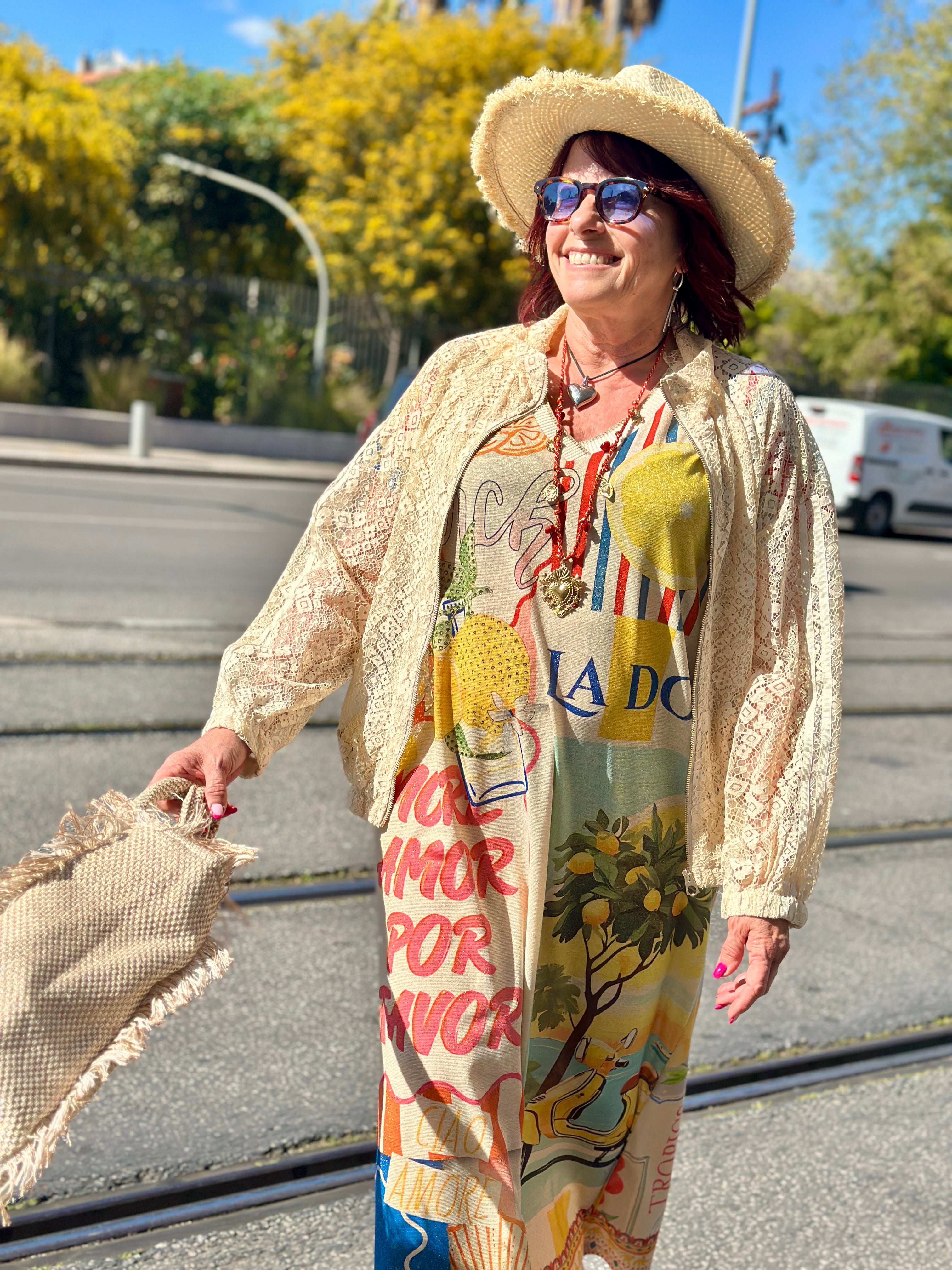 Veste écrue DENTELLE